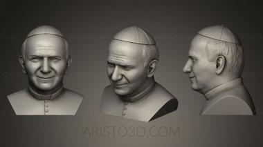 Busts and bas-reliefs of famous people (BUSTC_0498) 3D model for CNC machine